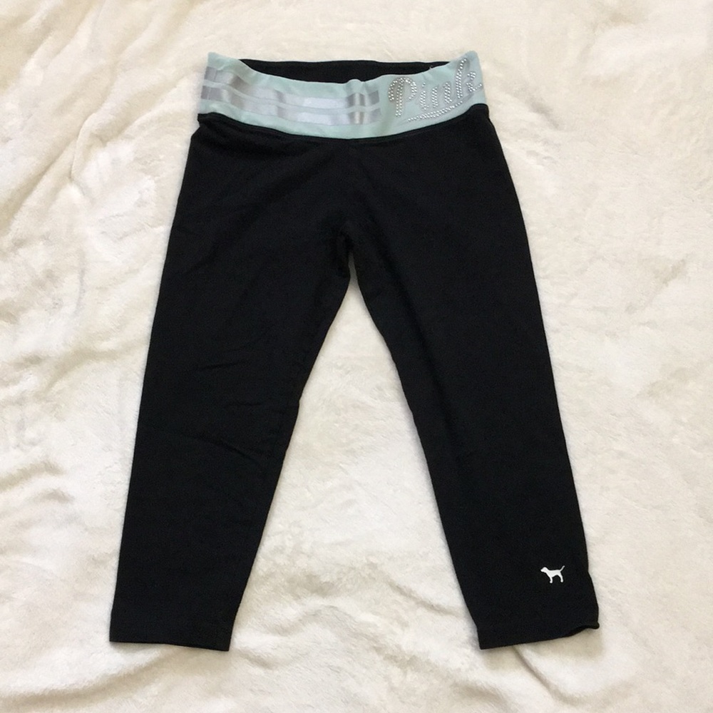 Victoria’s Secret Pink cropped leggings SMALL